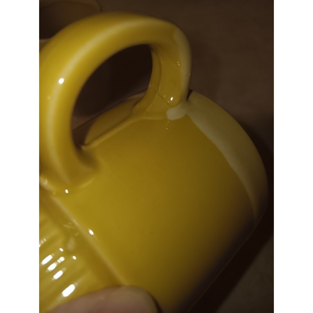 Vtg Tan Drip Glaze Coffee Cups Japan Stackable Ceramic Retro Style Kitchen Decor - Picture 6 of 8